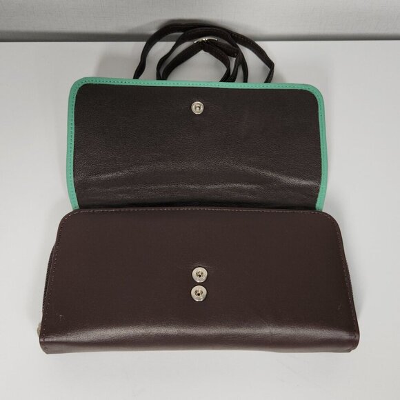 Velez Leather Crossbody Wallet - Picture 9 of 13